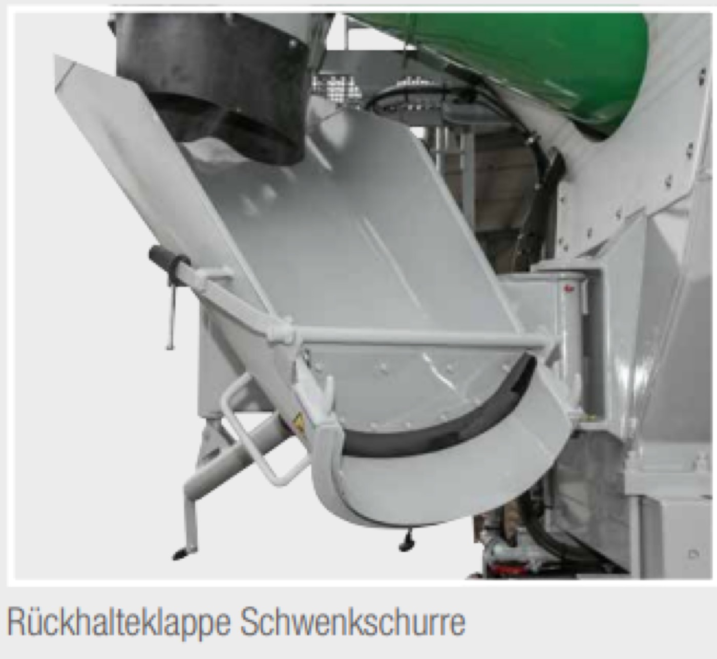 Non-return valve to the trough with manual control