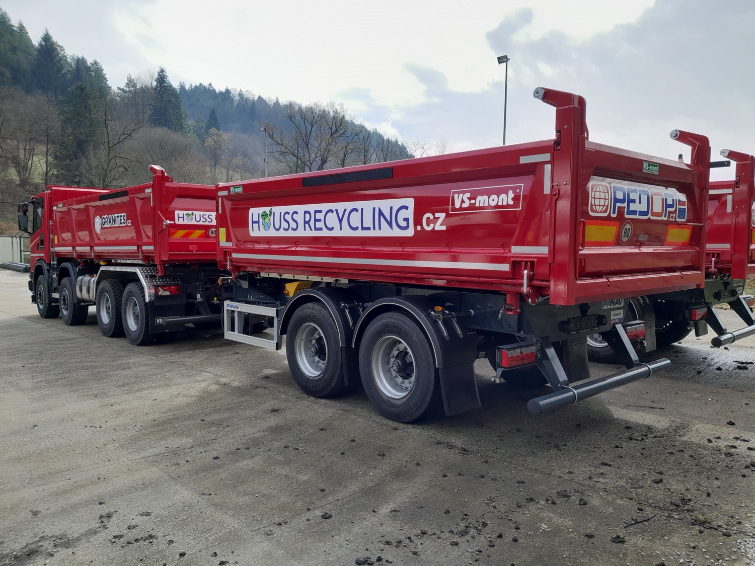 VSTP18 tandem trailer